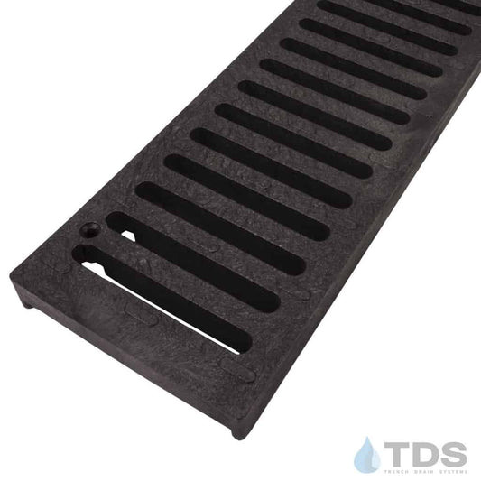NDS 243 Class B ADA Compliant Slotted HDPE 4" x 24" Grate - BLACK