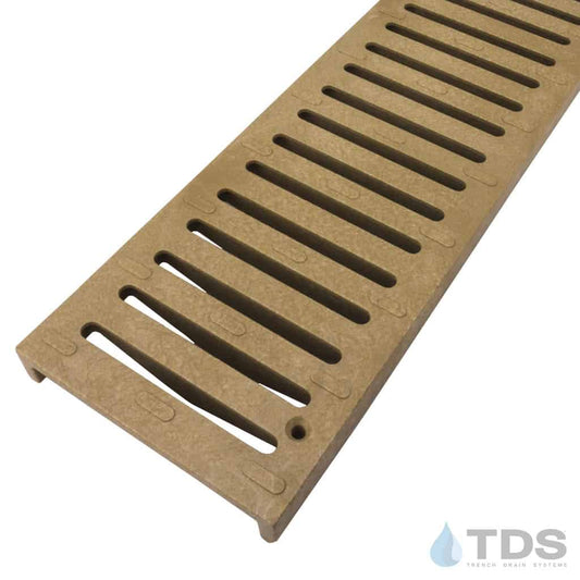 NDS 244 Class B ADA Compliant Slotted HDPE 4" x 24" Grate - SAND
