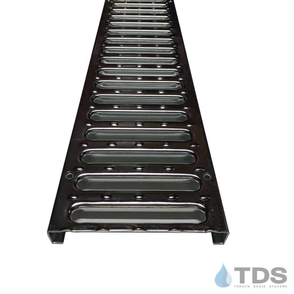 NDS 824 Class B ADA Compliant Slotted Galvanized Slotted 5" x 20" Grate