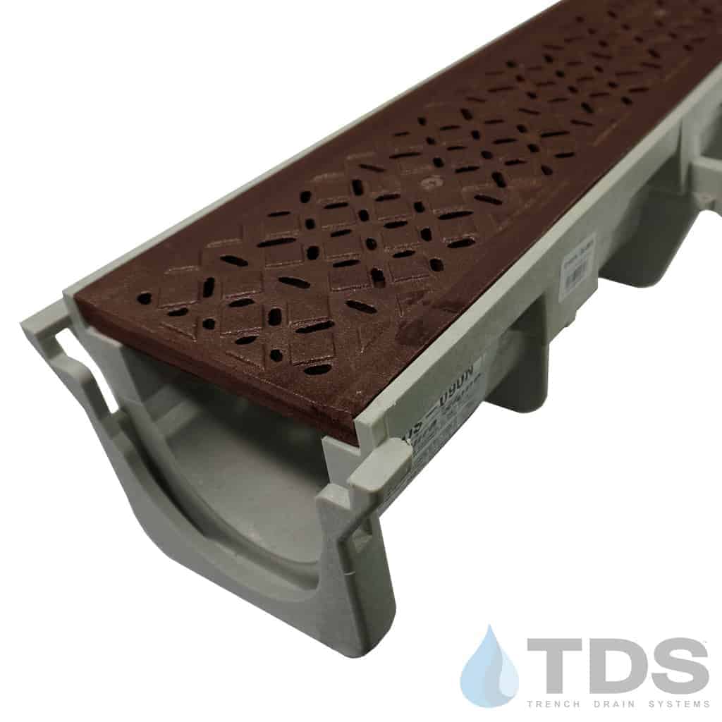 NDS Dura Slope Kit with DS-602-BF Cast Iron Diamond Grate - BoOF