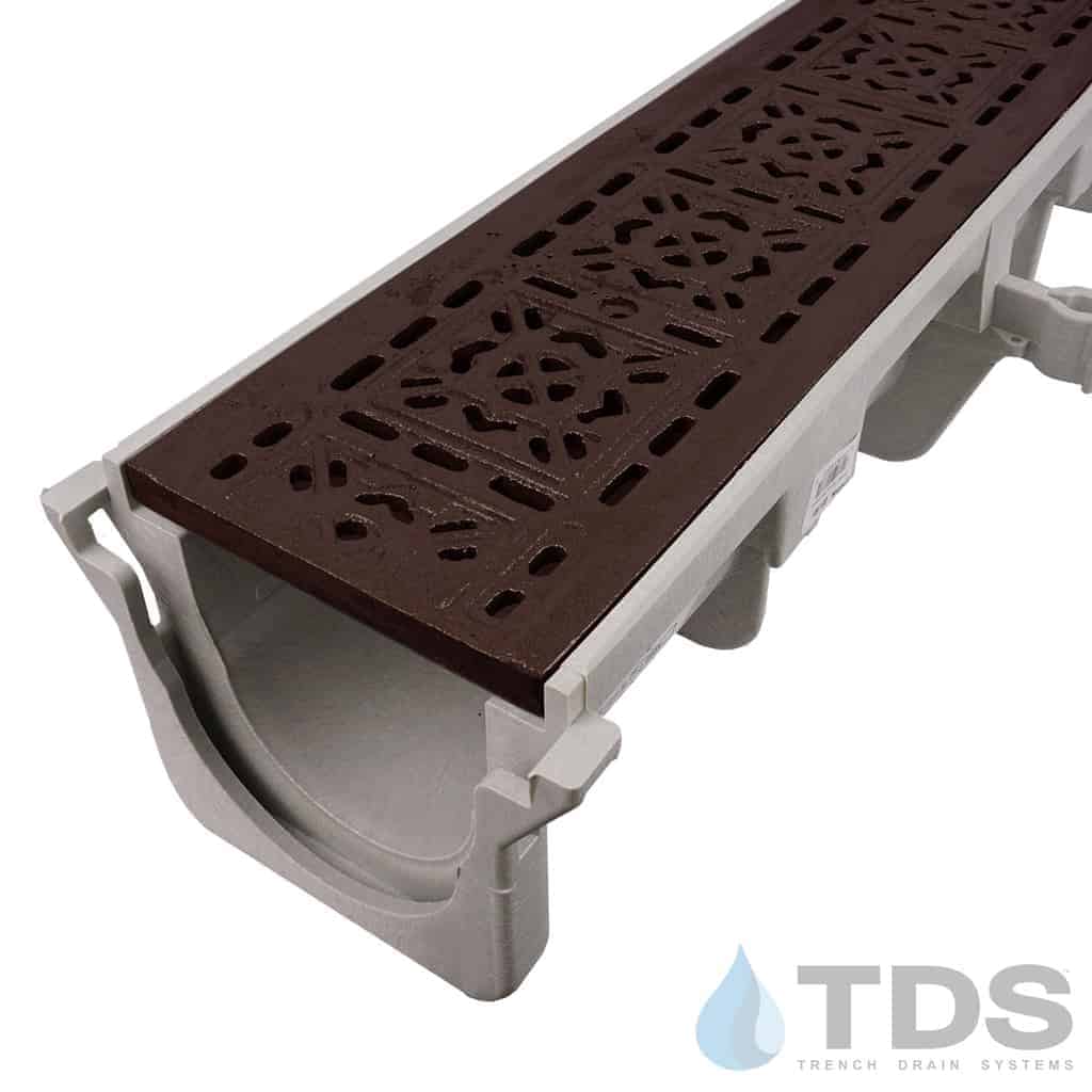 NDS Dura Slope Kit with DS-603-BF Cast Iron Tile Grate - BoOF
