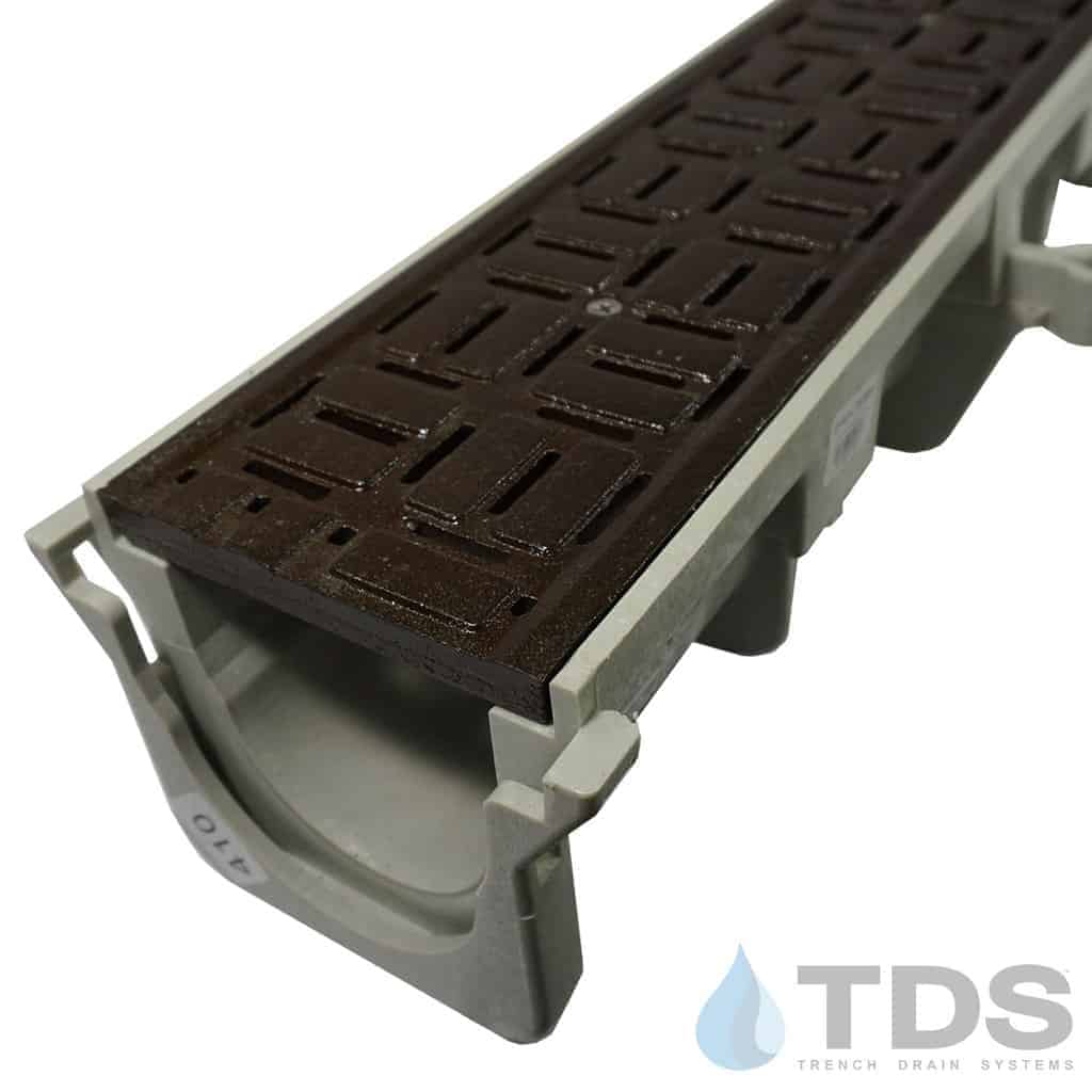 NDS Dura Slope Kit with DS-604 Cast Iron Brick Grate | Baked on Oil Finish