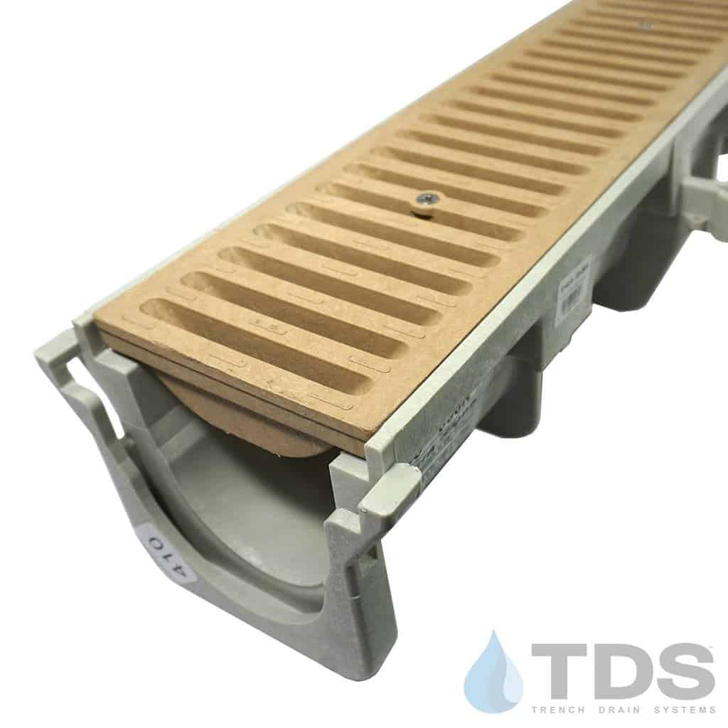 NDS Dura Slope Kit with DS-664 HDPE Slotted Grate | Sand