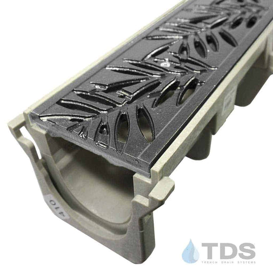 NDS Dura Slope Kit with IA-LOC-0624 Cast Iron Locust Grate | Natural