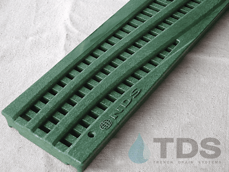NDS 555GR Class B ADA Compliant Wave Polyolefin 3" x 36" Grate - GREEN