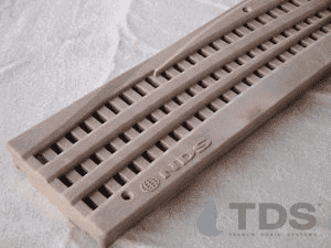 NDS 253S Class B ADA Compliant Wave HDPE 4" x 24" Grate - SAND