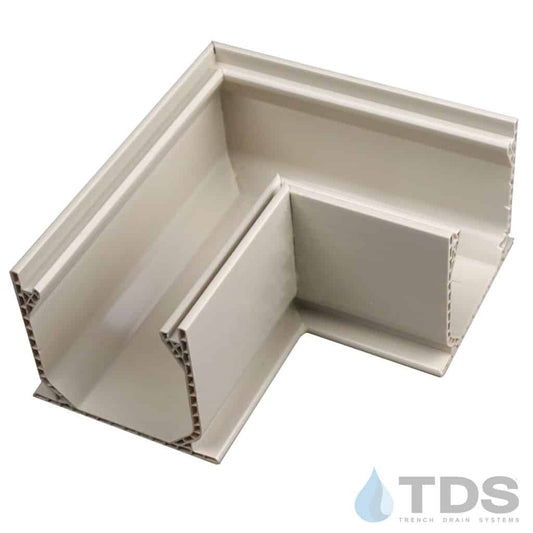 NDS 5380 -S 90 Degree Elbow for TDS™ Sand Mini Channel - NO GRATE