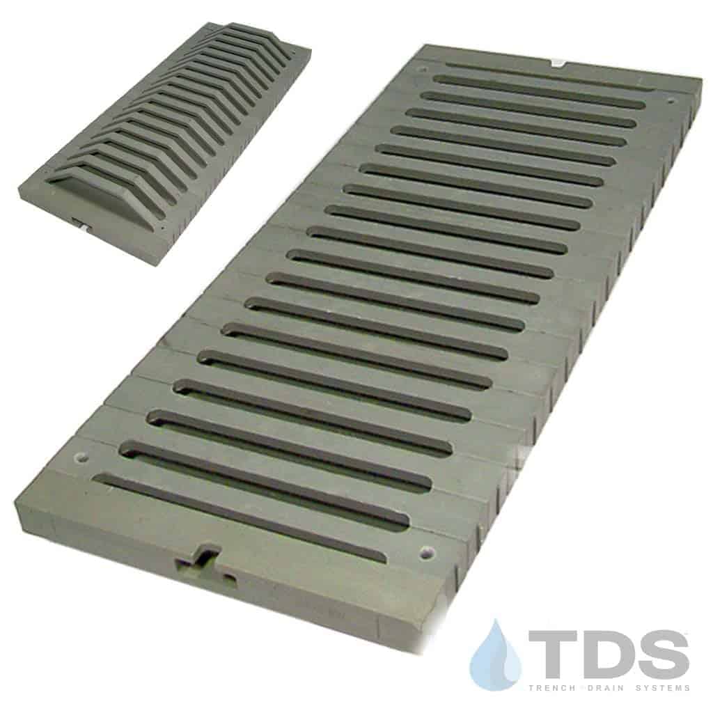 NDS 838 Class C Heavy Duty ADA Compliant Load Star High Impact Nylon Grate 8" x 20" (Nominal Dimensions)