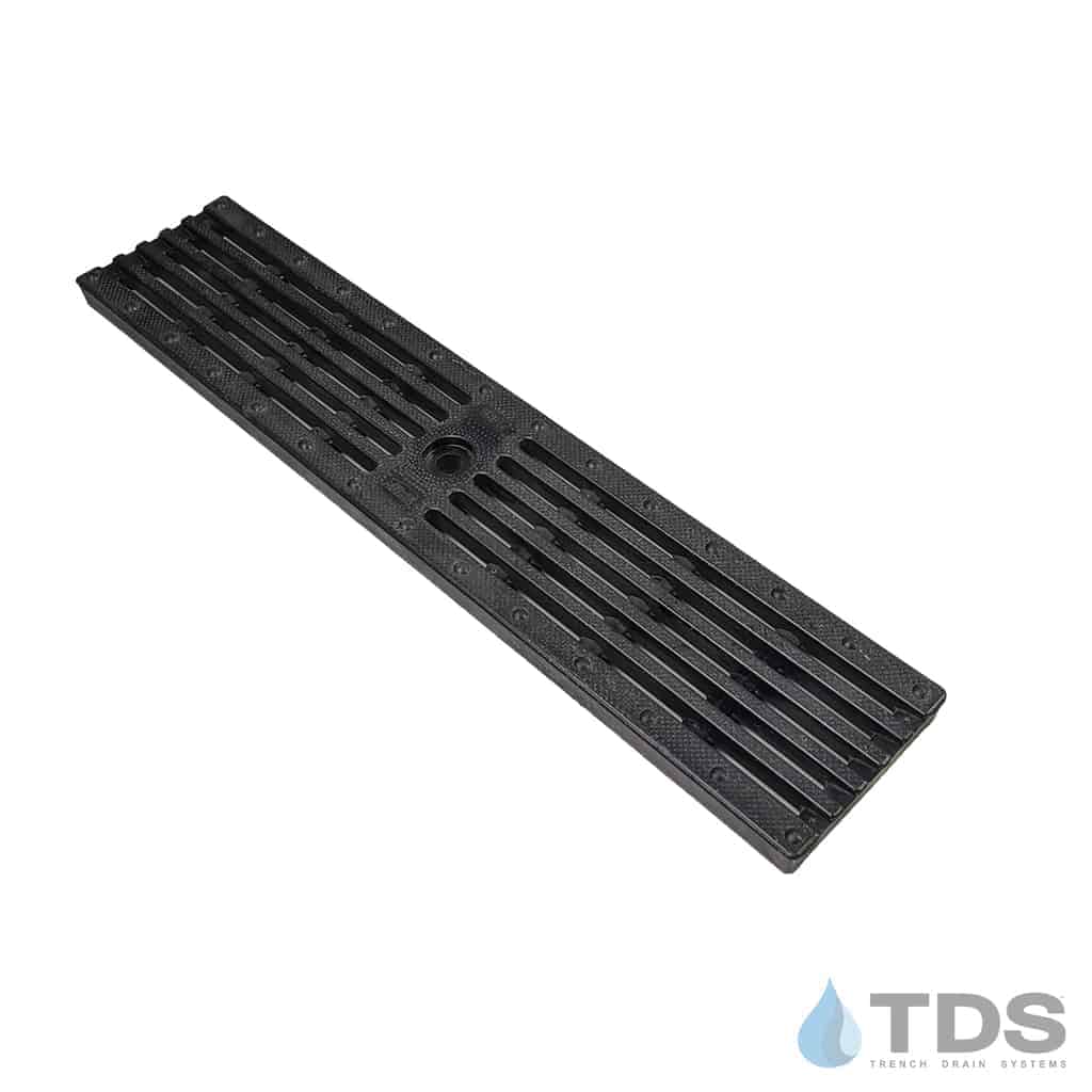 Zurn P4-HPP-BLACK Class A ADA Compliant Slotted HDPE 4" x 20" Grate - BLACK