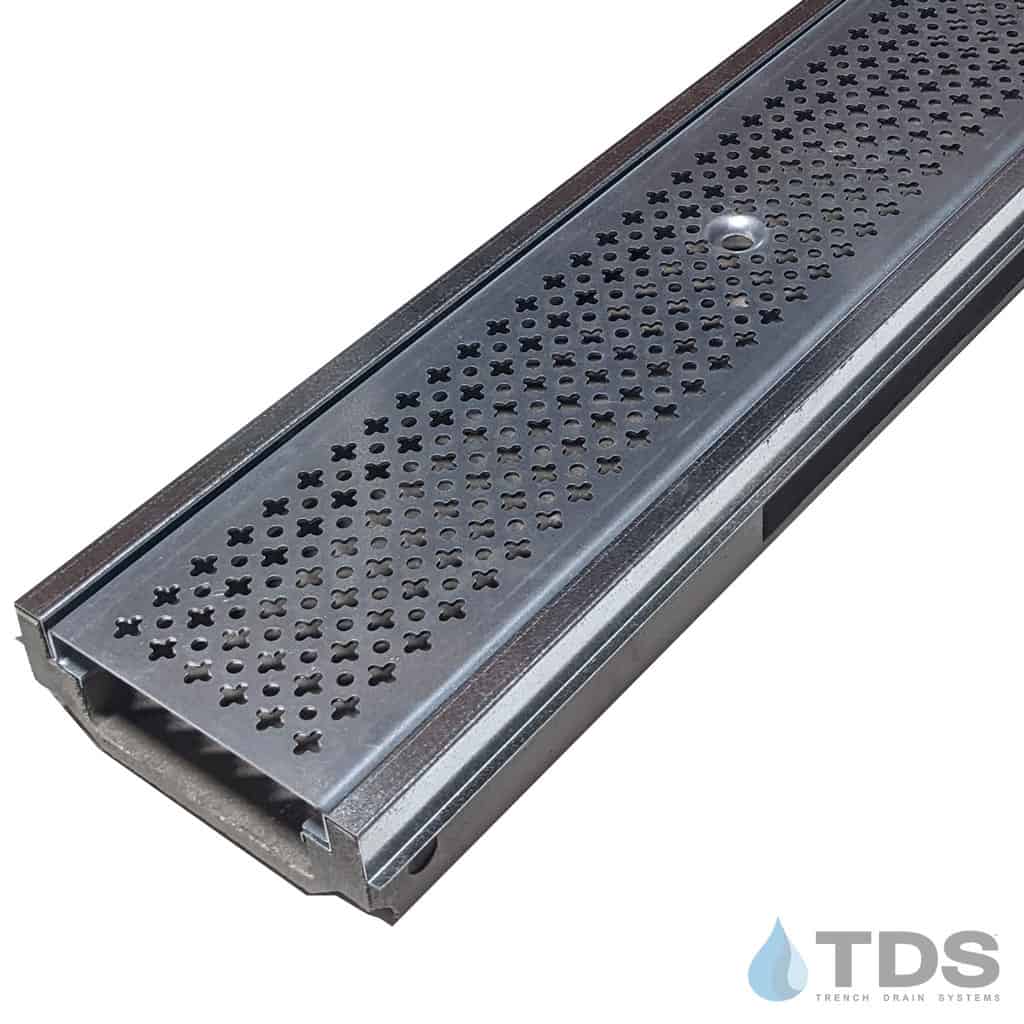 POLYCAST 500 Kit w/ Galvanized Edging and DG0620 Cathedral Grate | Class A