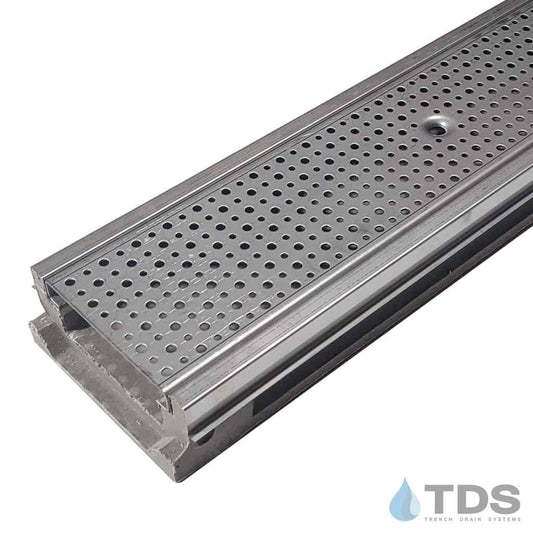 POLYCAST 500 Kit w/ Stainless Steel Edging and DG0632 Foam Perforated Grate | Class A