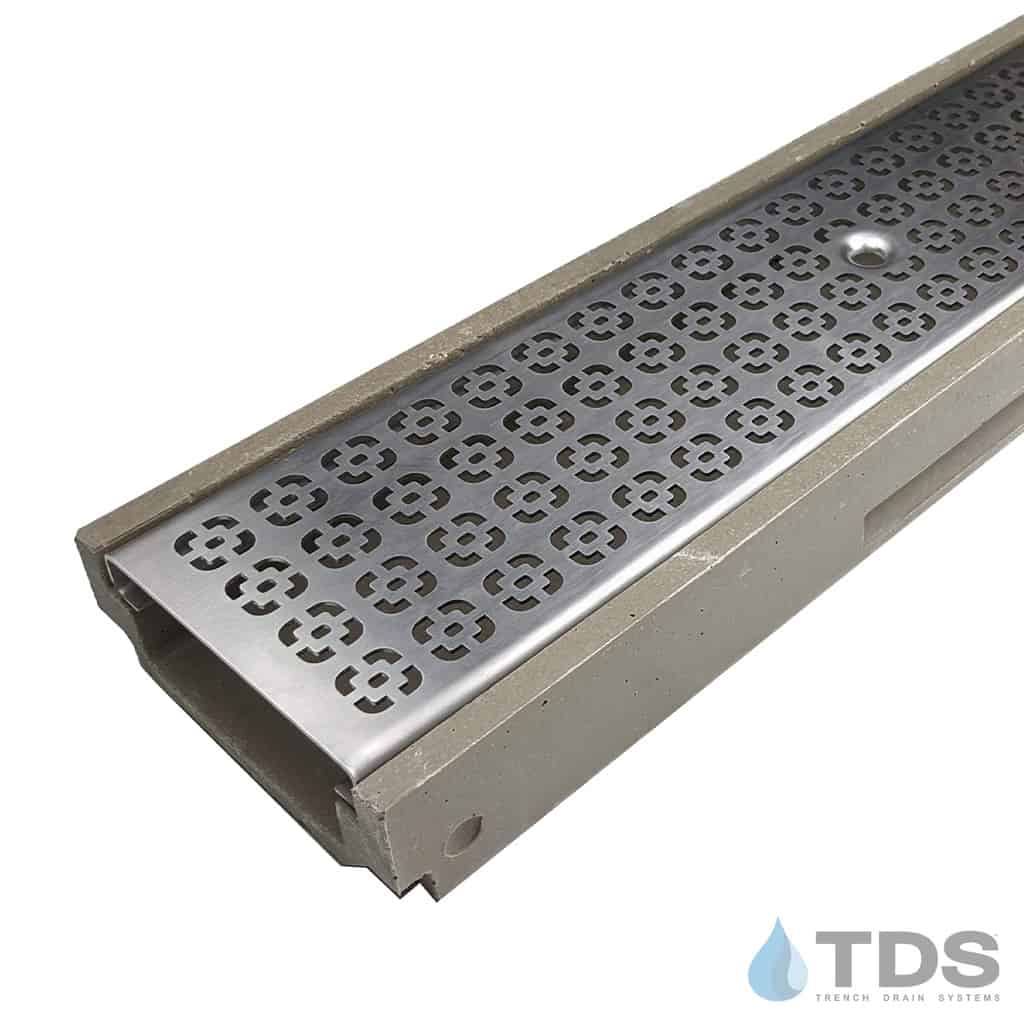 POLYCAST 500 Kit w/ DG0633 Stainless Steel Square Deco Grate | Class A