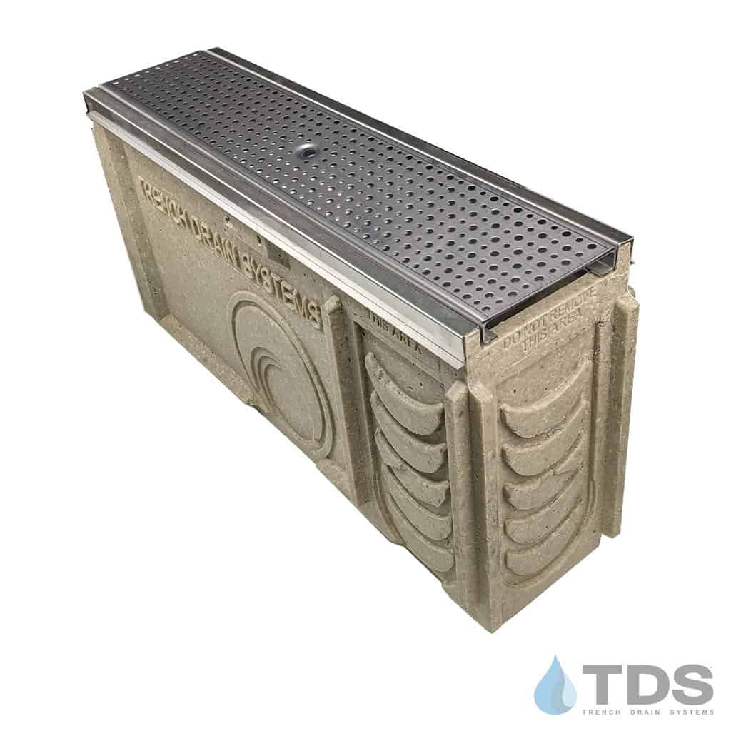 TP0650S (Shallow) Catch Basin Kit w/ DG0632H & Stainless Edge for POLYCAST®