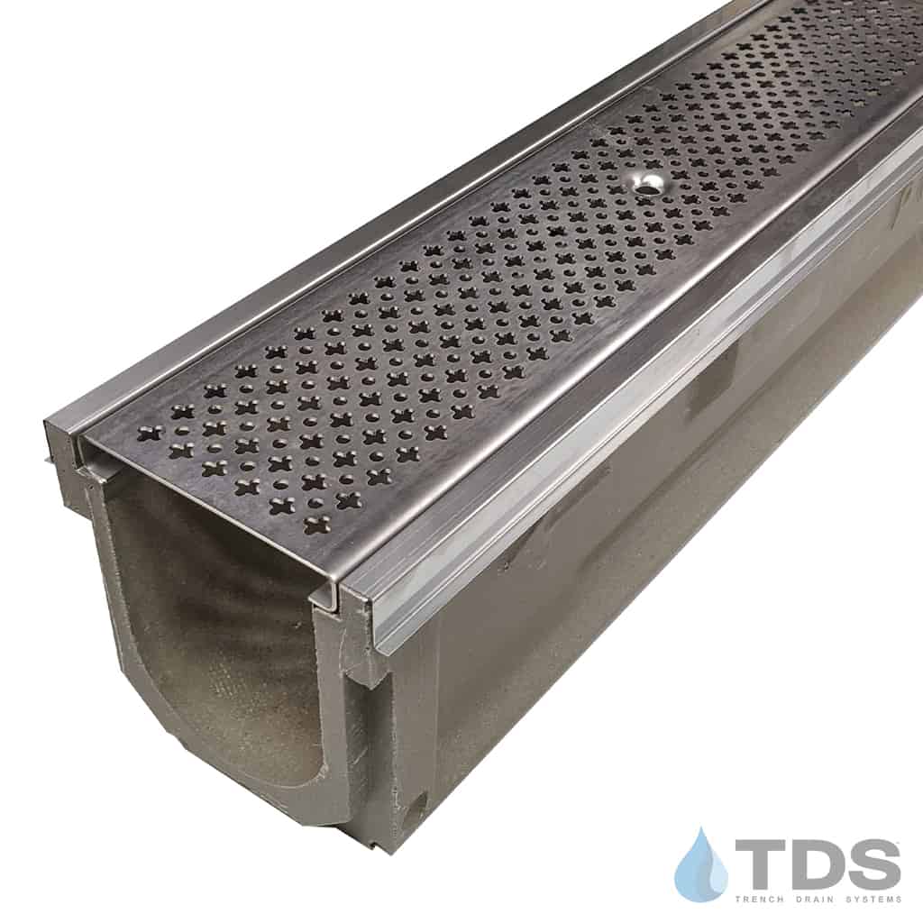 POLYCAST 600 Series w/ Cathedral Stainless Steel Grate w/ Edging