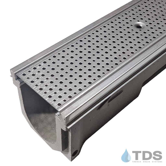 POLYCAST 600 Series Kit w/ DG0632 Foam Perforated Stainless Steel Grate & Edging | Load Class A