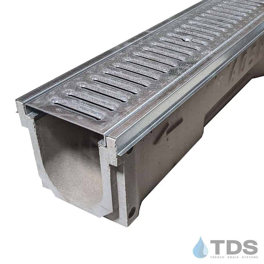 POLYCAST 600 Series Kit w/ DG0640 Slotted Galvanized Grate and Edging | Load Class B