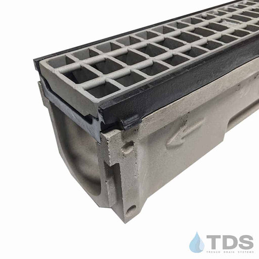 POLYCAST 700 Series Kit with DG0669 Stainless Bar Grate and Ductile Iron Frame
