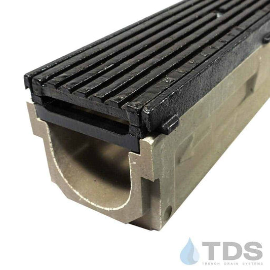POLYCAST 700 Series Kit with DG0675HD ADA Transverse Slotted Ductile Iron Grate and Frame