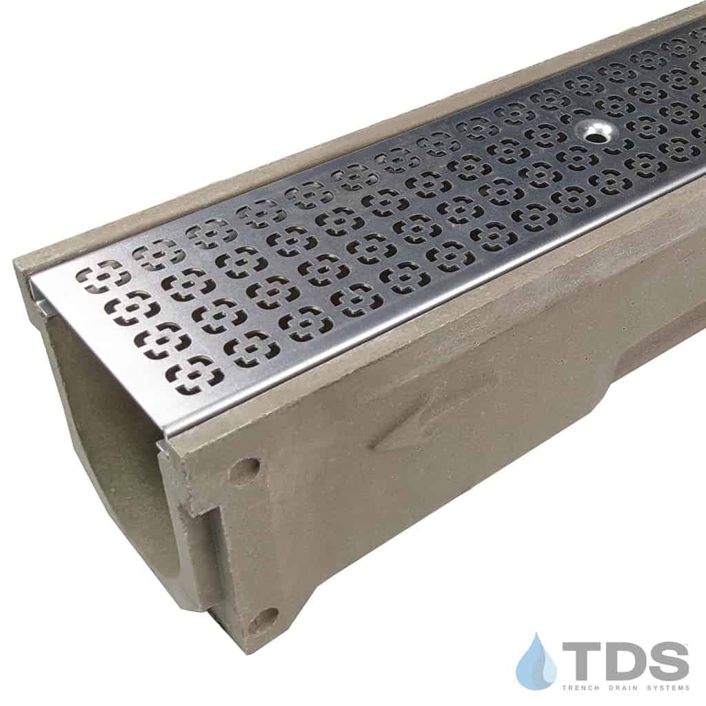 POLYCAST 600 Series Kit w/ DG0623 Square Deco Galvanized Steel Grate | Load Class A