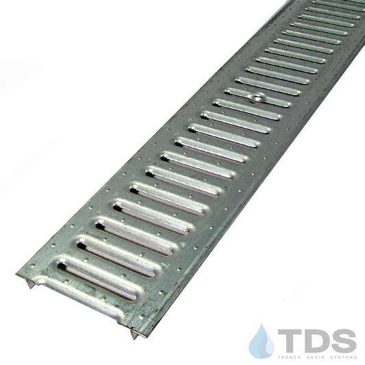 POLYCAST DG0442 Class A Slotted Galvanized 5" x 48" Grate