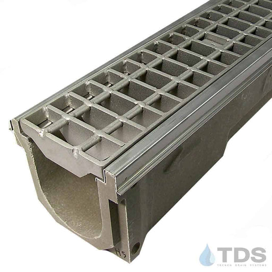 POLYCAST 600 Series Kit with DG0669 Stainless Bar Grate and Stainless Edging