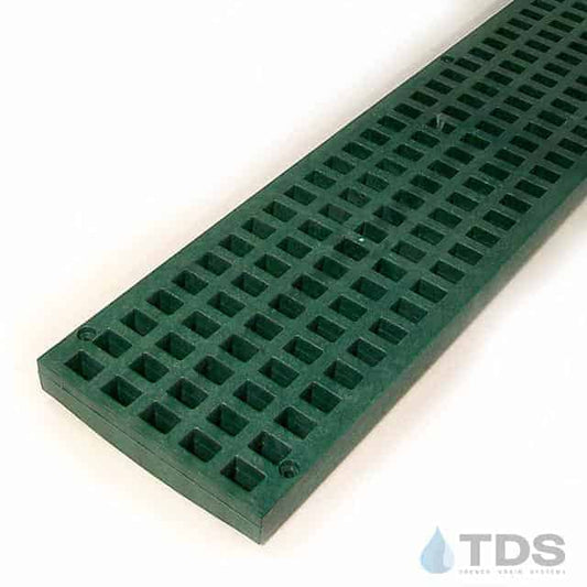 POLYLOK PL-90860-GNGRT Class B Mesh Polypropylene 5" x 48" Grate - GREEN