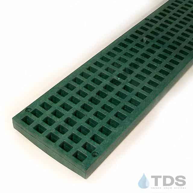 POLYLOK PL-90860-GNGRT Class B Mesh Polypropylene 5" x 48" Grate - GREEN