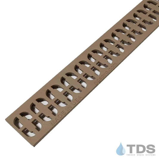 NDS Slim Channel 9262 Class A Plastic Chain Deco 2" x 36" Grate - SAND