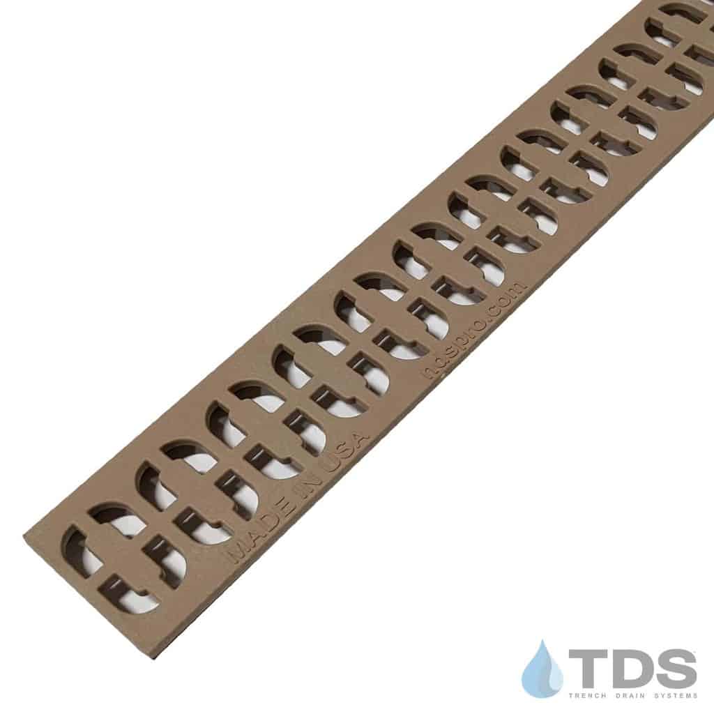 NDS Slim Channel 9262 Class A Plastic Chain Deco 2" x 36" Grate - SAND