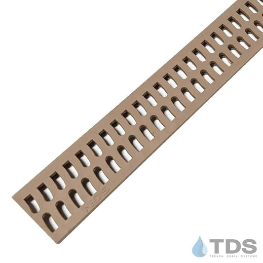 NDS Slim Channel 9242 Class A Plastic Slotted 2" x 36" Grate - SAND