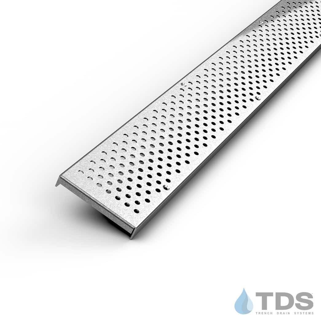 Bronze Age TDS-PERF-0424 Galvanized Steel 4.09" x 24" (Nominal) Grate