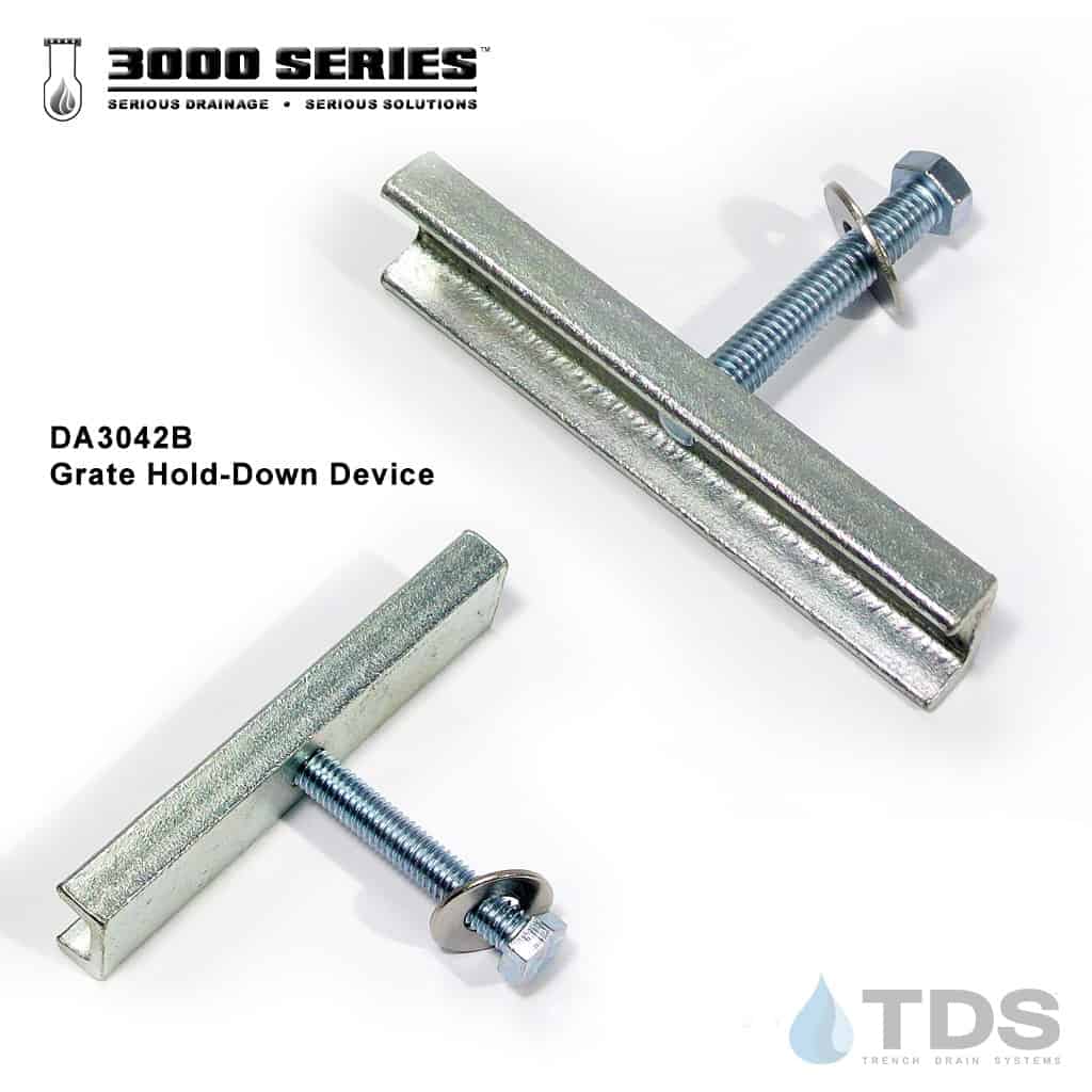 TDS DA3042B Hold-Down for 3000 Series Ductile Iron and Galvanized Bar Grate