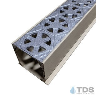 NDS 3" Sand Mini Channel Kit with TDS Bronze Age Tardis Grate - Aluminum