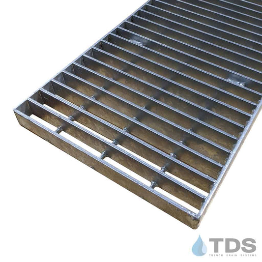 TDS FG1248R Class C Galvanized Steel 14" x 24" x 1.5" Grate