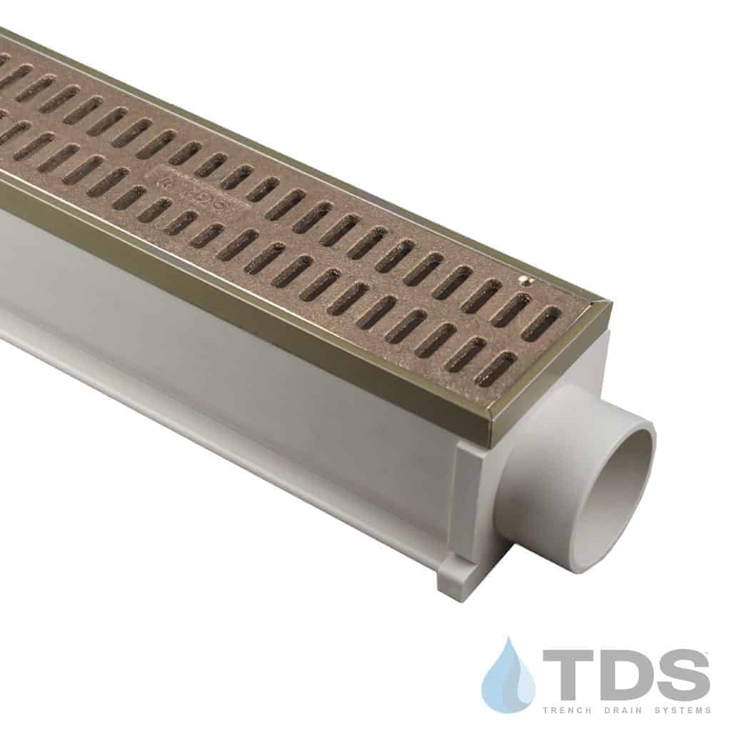 TDS™ 3" MAX Mini w/ Natural Bronze Slotted Grate