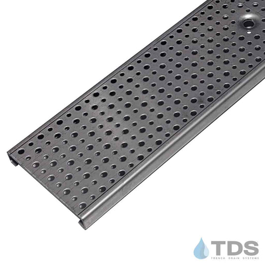 Bronze Age DG0632H Foam Perforated 304 Stainless Steel 5.25" x 24" (Nominal) Grate | Class A