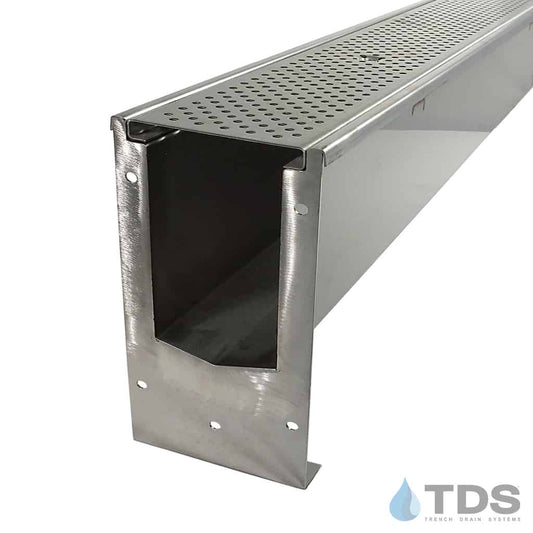 SS600 Stainless Steel Drain Kit w/ DG0657 Perforated Stainless Steel Grate | Class B