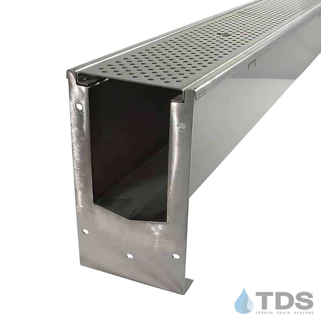SS600 Stainless Steel Drain Kit w/ DG0657 Perforated Stainless Steel Grate | Class B