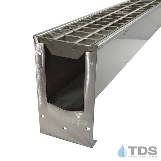 SS600 Stainless Steel Drain Kit w/ DG0669 Stainless Steel Bar Grate | Class D