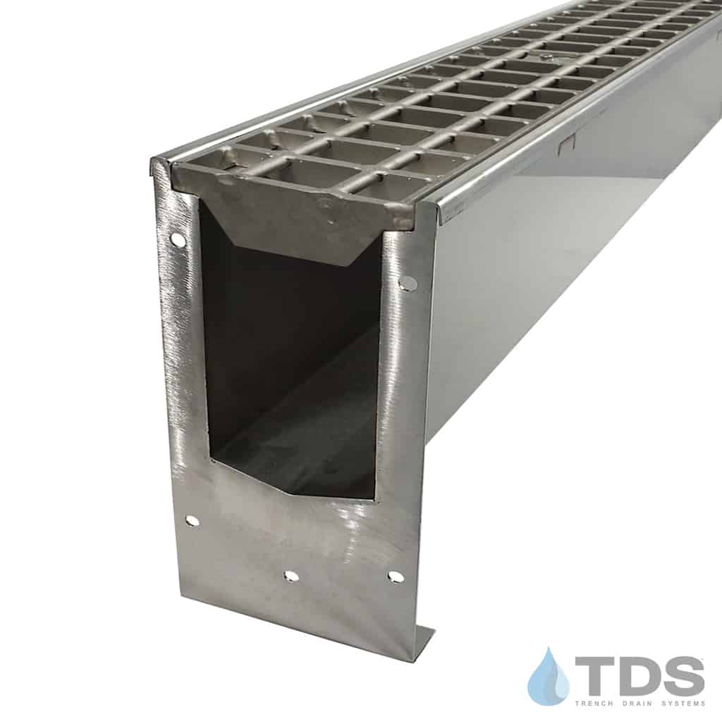 SS600 Stainless Steel Drain Kit w/ DG0669 Stainless Steel Bar Grate | Class D