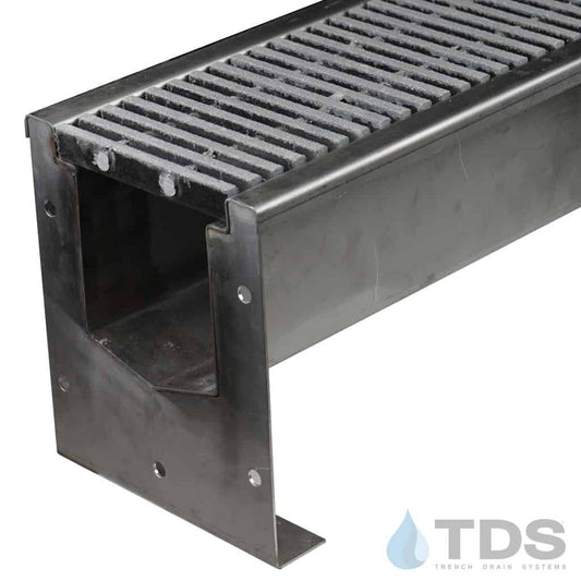 SS600 Stainless Steel Drain Kit w/ DG0644SP Fiberglass Bar Grate | Class C