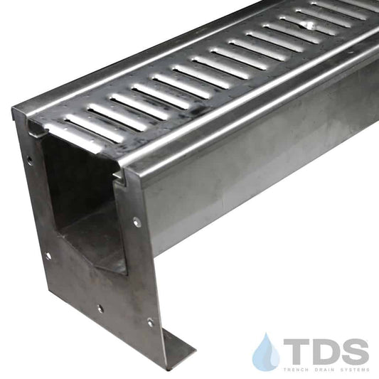 SS600 Stainless Steel Drain Kit w/ DG0647 Slotted Stainless Steel Grate | Class B