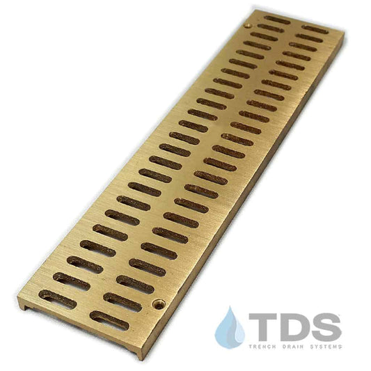 Bronze Age BA-SLOT-0312-B Class A Bronze Brushed Finish 3" x 12" Grate