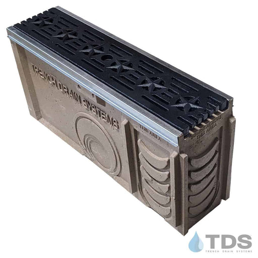 TP0650S (Shallow) Catch Basin Kit w/DG0692 & Galvanized Edge for POLYCAST®