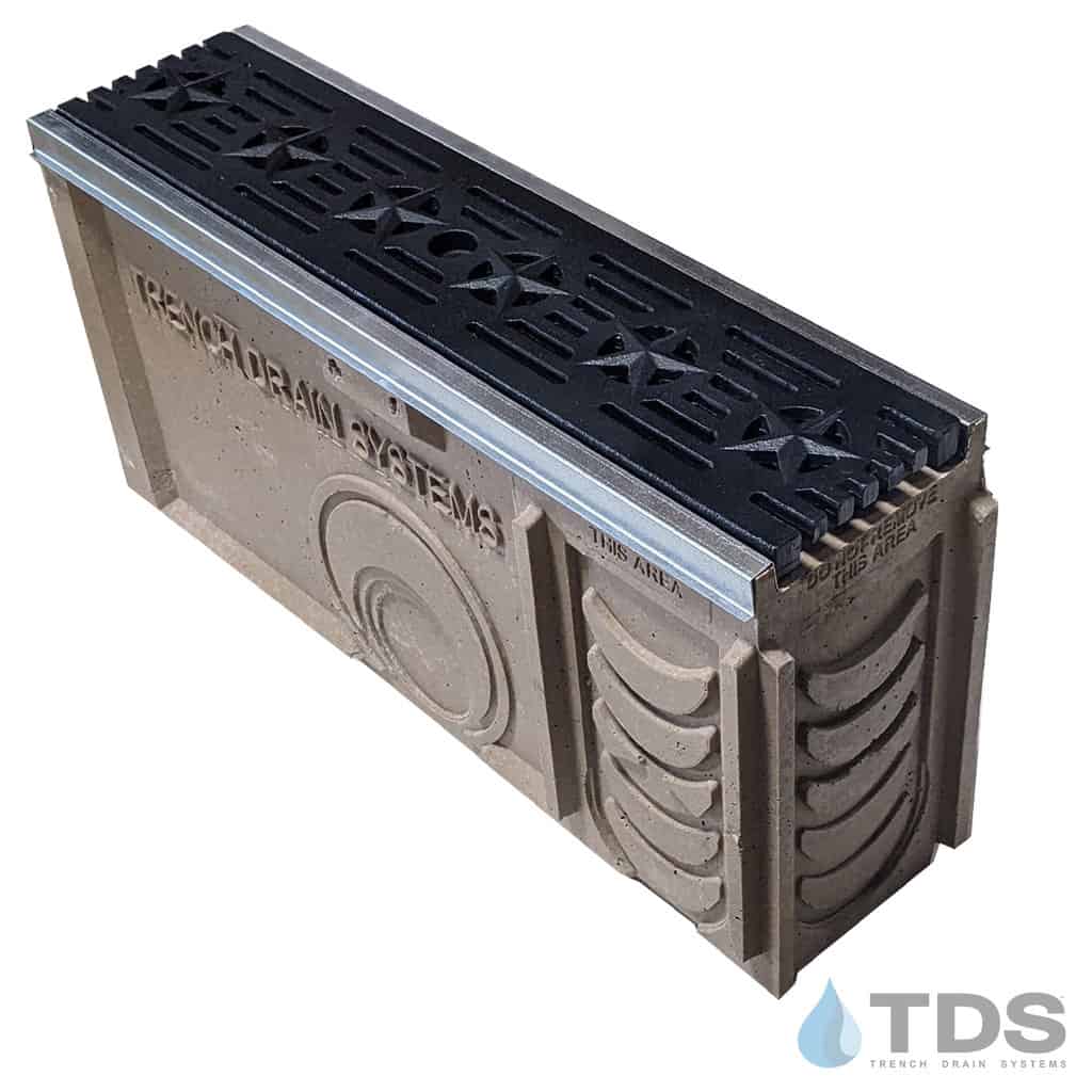 TP0650S (Shallow) Catch Basin Kit w/DG0692 & Galvanized Edge for POLYCAST®