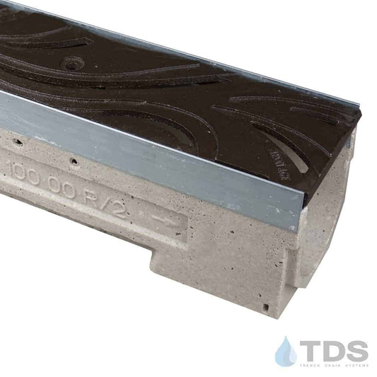 ULMA U100K Drainage Kit with Iron Age Minnione Grate | Baked on Oil Finish