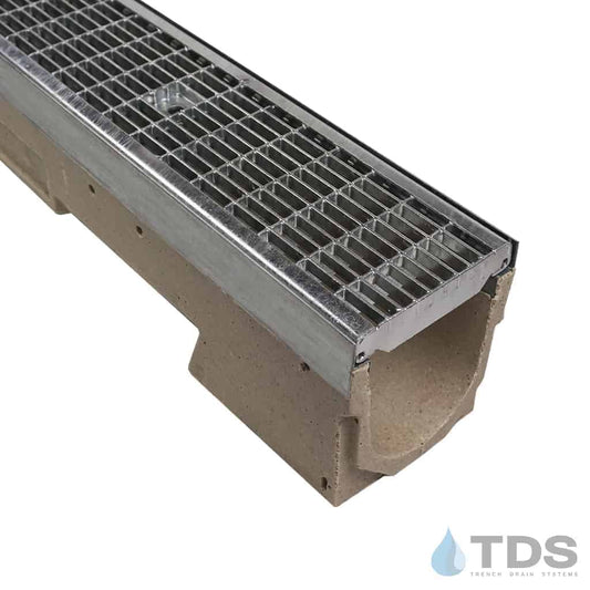 ULMA U100K Drainage Kit with ULMA Heel-Proof Mesh Grate | Galvanized