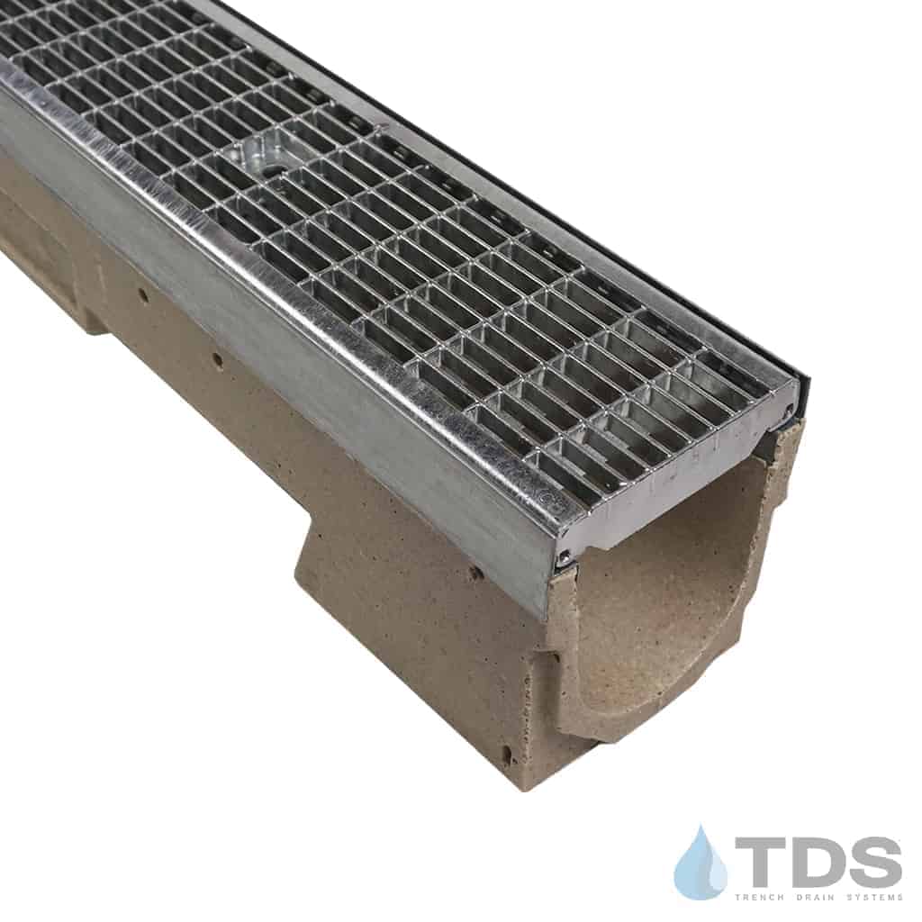 ULMA U100K Drainage Kit with ULMA Heel-Proof Mesh Grate | Galvanized