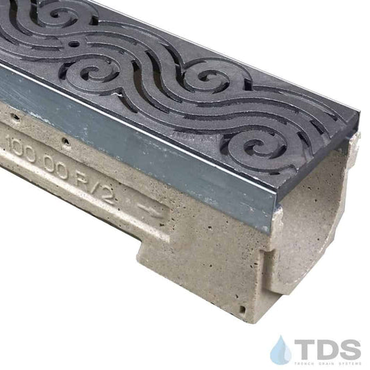 ULMA U100K Drainage Kit with Iron Age Argo Grate | Natural