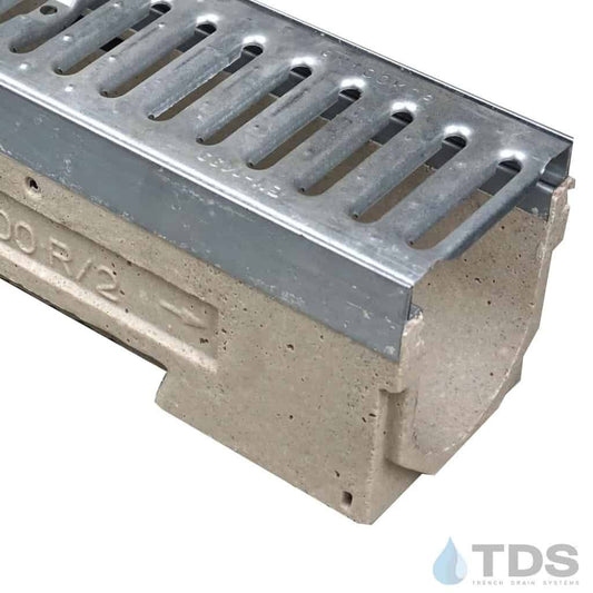 ULMA U100K Drainage Kit with ULMA Slotted Grate | Galvanized Load Class A